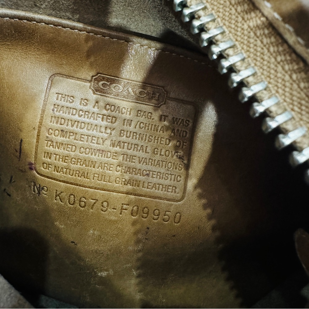 Coach vintage Janice Legacy #9950 shoulder bag in tan leather - Picture 12 of 14